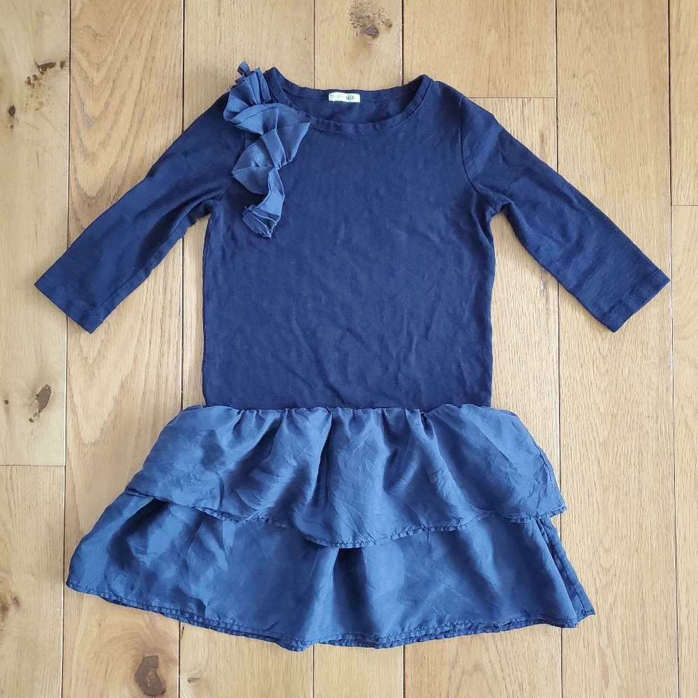 Crewcuts by J. Crew Girls Dress silk cotton sz 6/7